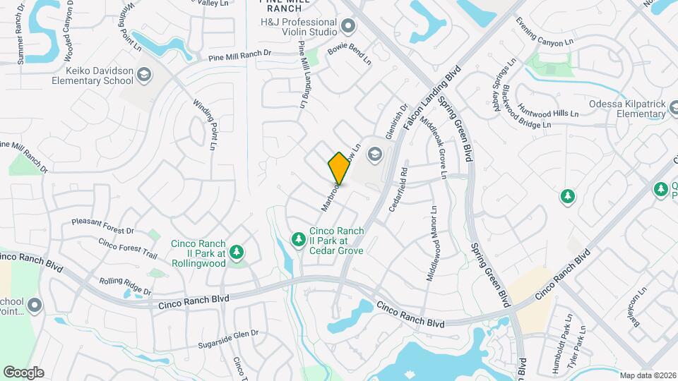 4615 Marbrook Meadow Ln Map and Location Details