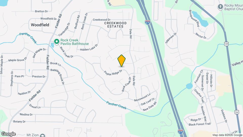 3410 Poplar Ridge Dr Map and Location Details