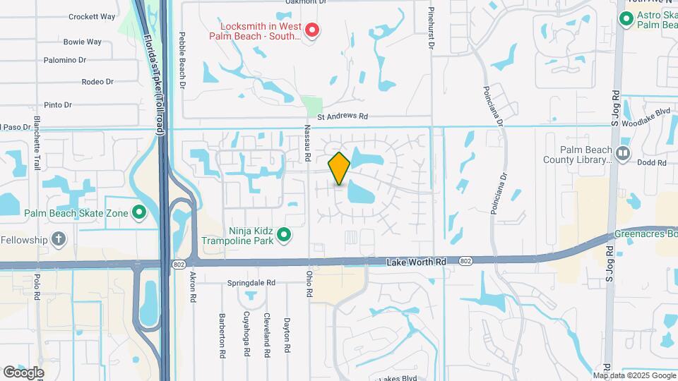 734 Nantucket Cir Map and Location Details