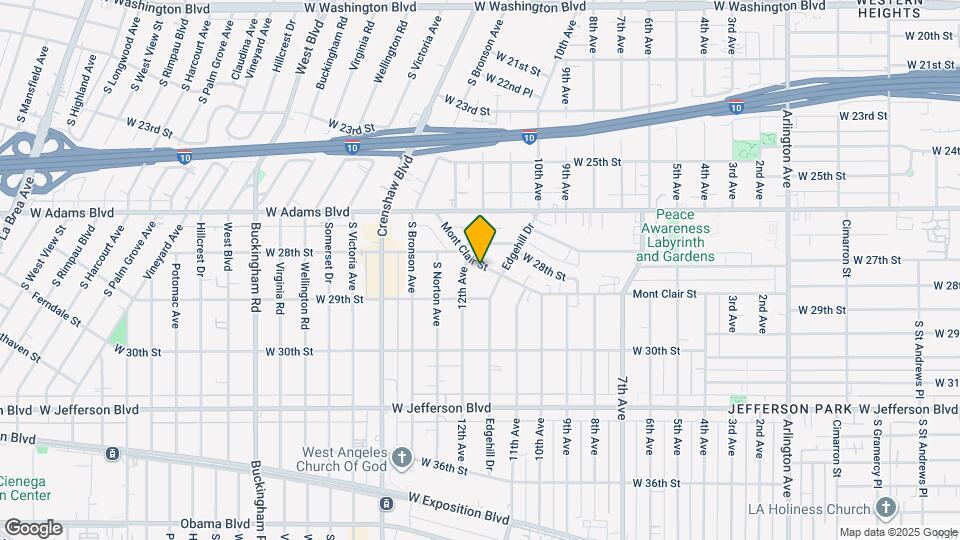 4020 Montclair St Map and Location Details