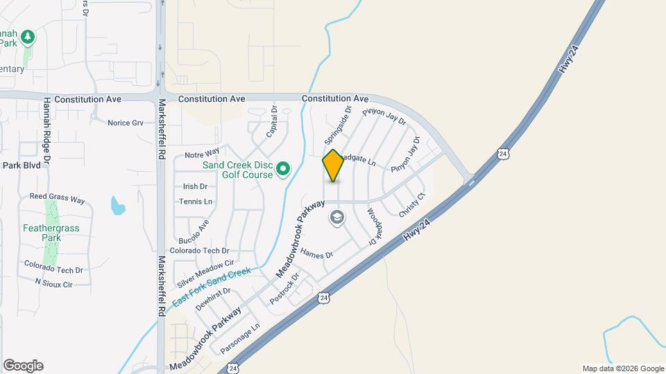 2060 Pinyon Jay Dr Mapa y Detalles de la Ubicación