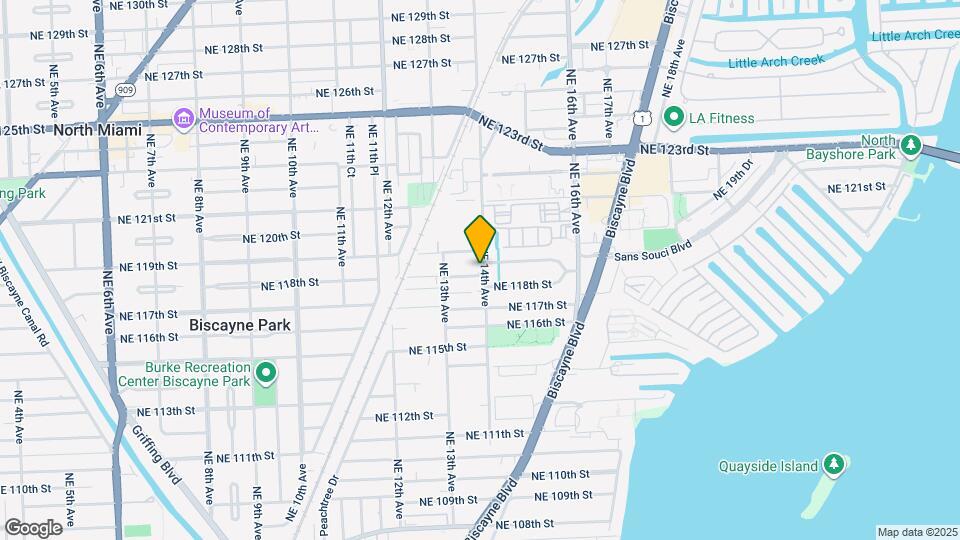 1361 NE 118th St Map and Location Details