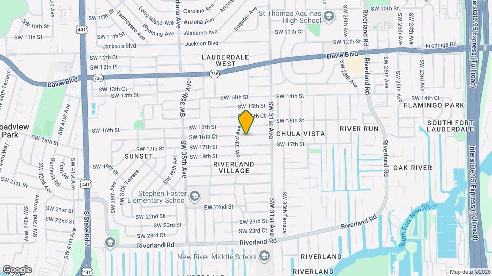 3210 SW 16th Ct Map and Location Details