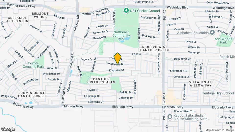 11799 Stephenville Dr Map and Location Details
