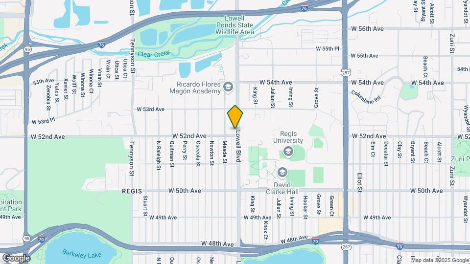 5201 Lowell Blvd Map and Location Details