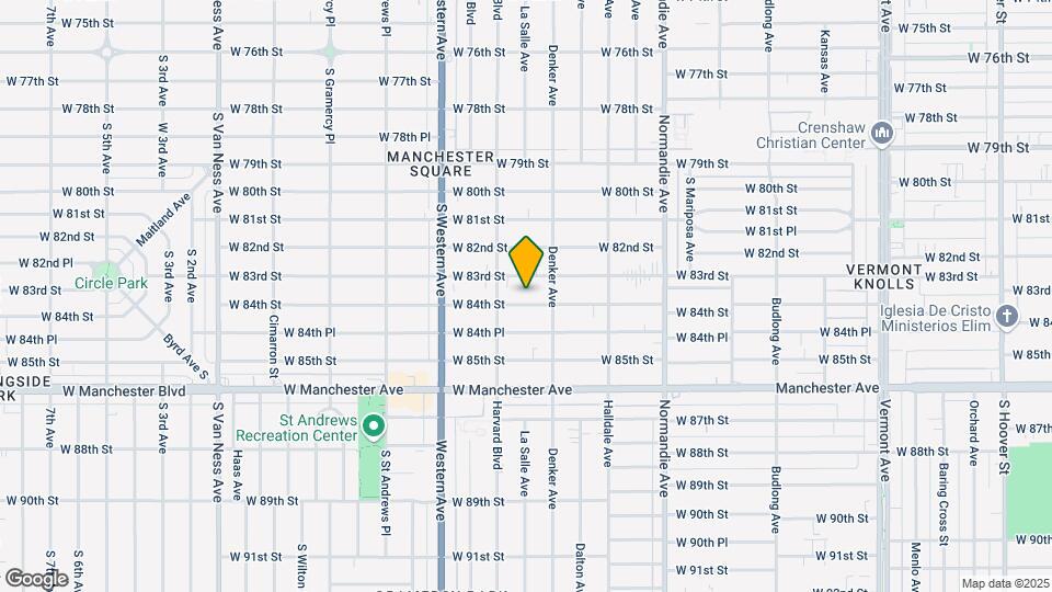 1629 W 84th St Map and Location Details