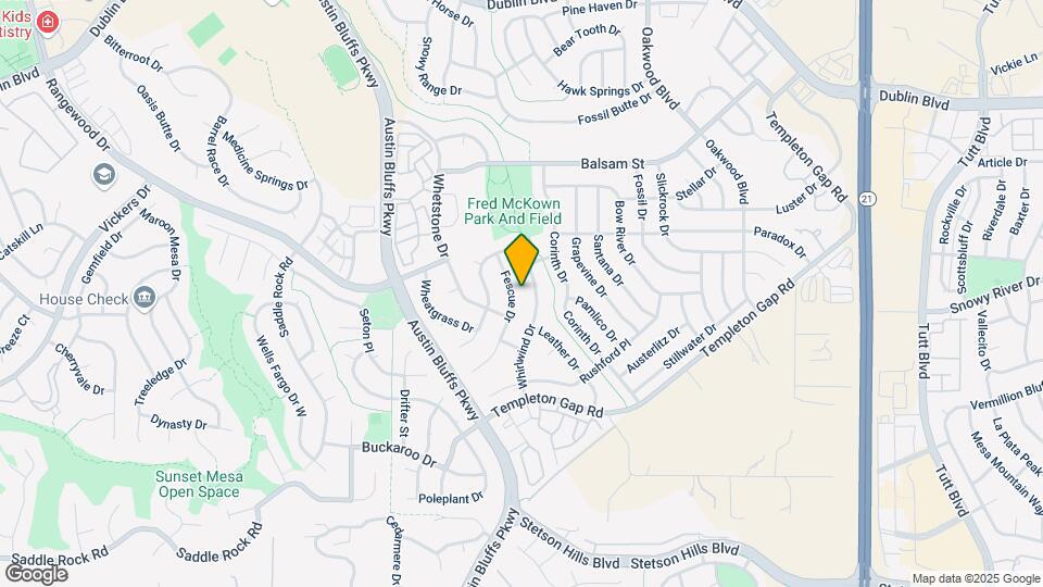 6105 Fescue Dr Map and Location Details