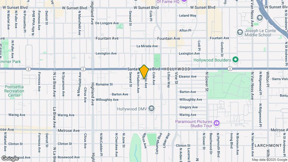 1011 Wilcox Ave Map and Location Details