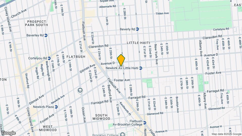 2617 Newkirk Ave Mapa y Detalles de la Ubicación