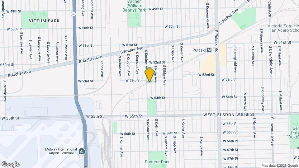 5311 S Kostner Ave Map and Location Details
