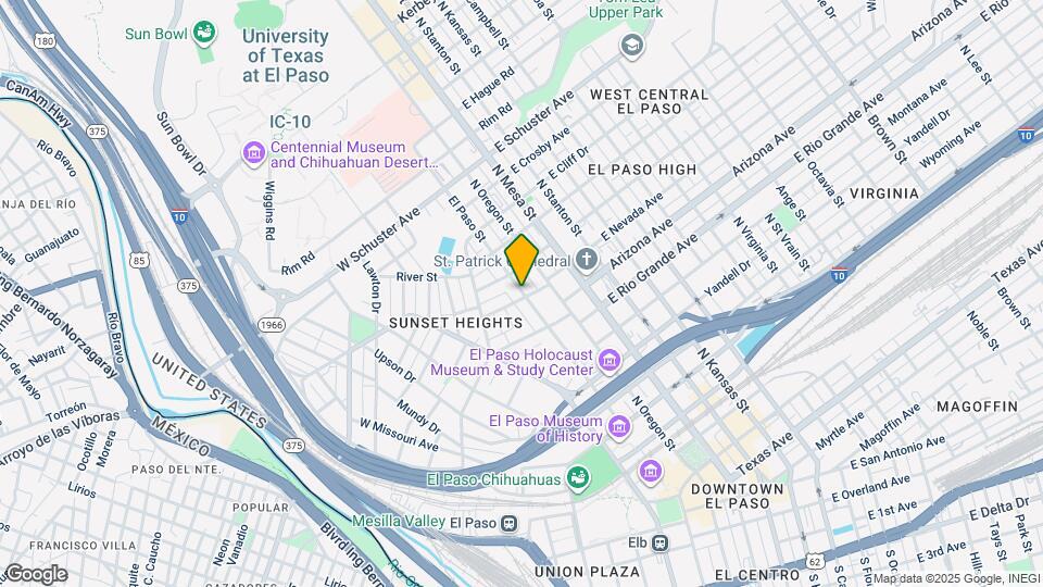 1211 N Ochoa St Map and Location Details