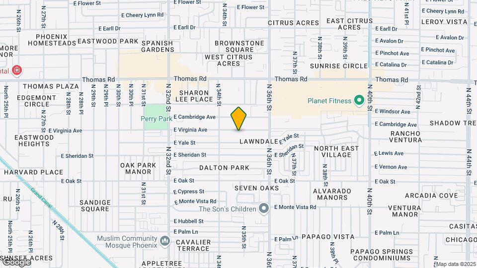 3435 E Virginia Ave Map and Location Details