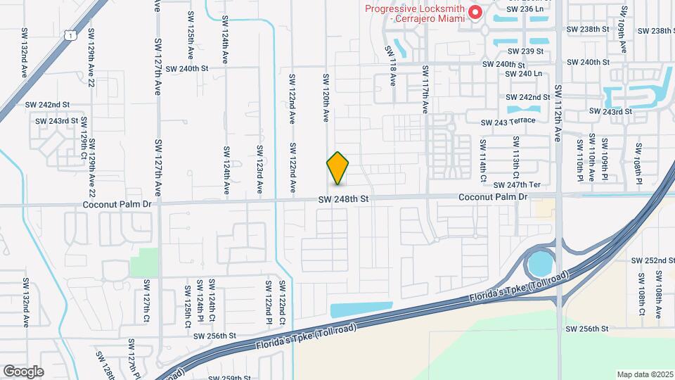 11954 SW 247th Ter Map and Location Details