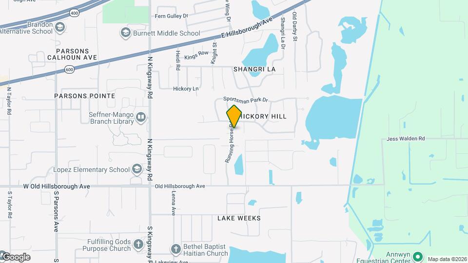 401 Running Horse Rd Map and Location Details