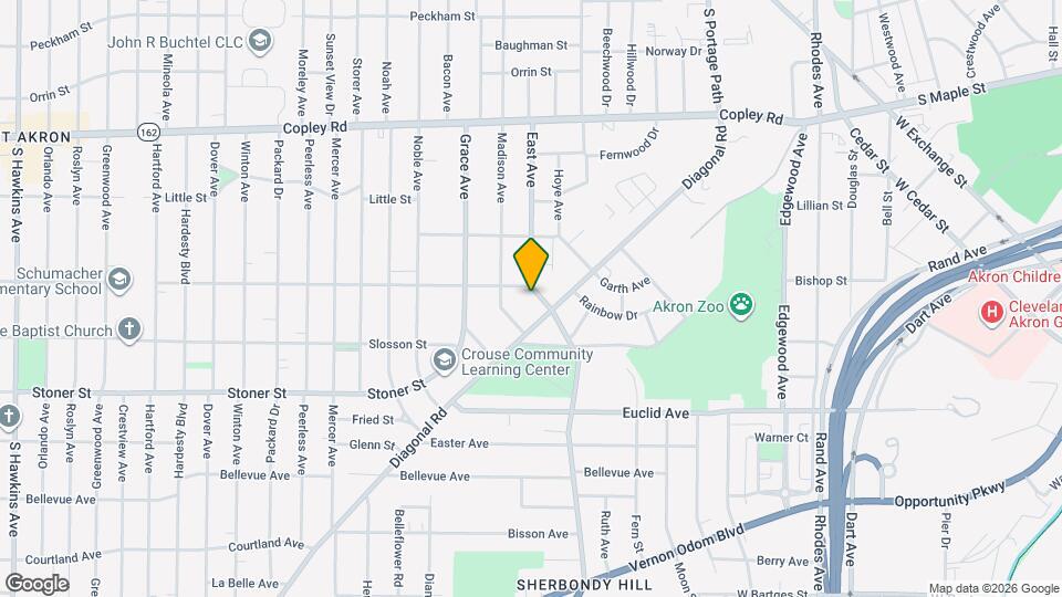 686 East Ave Map and Location Details