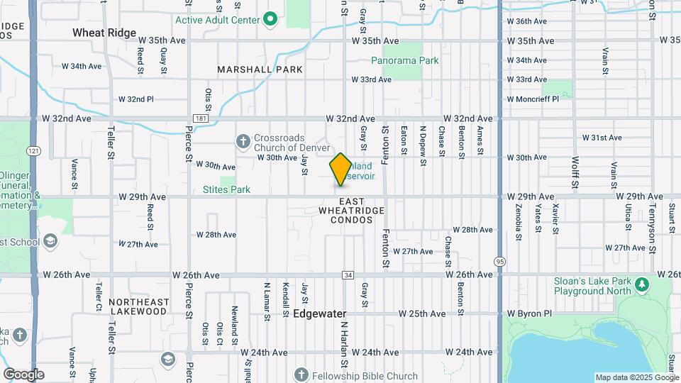 6095 W 29th Ave Map and Location Details