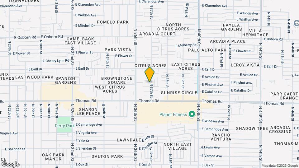 3006 N 37th St Mapa y Detalles de la Ubicación