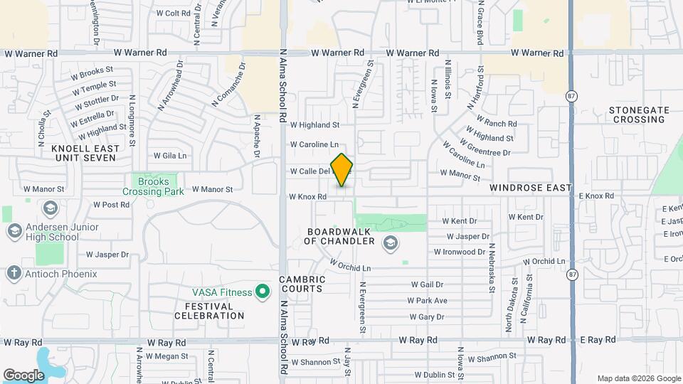 820 W Knox Rd Map and Location Details