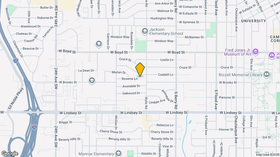 1524 Rowena Ln Map and Location Details