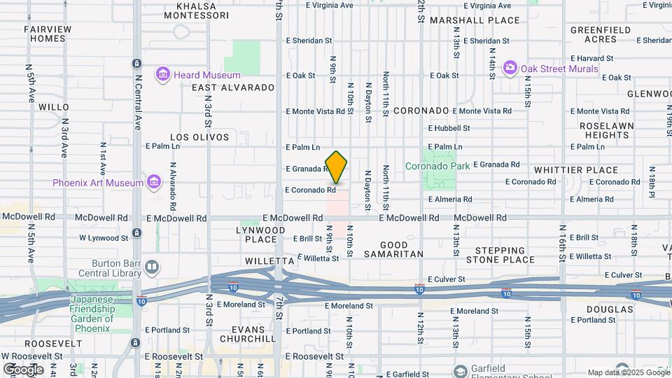 946 E Coronado Rd Mapa y Detalles de la Ubicación