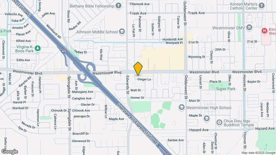 6581 Ginger Ln Map and Location Details