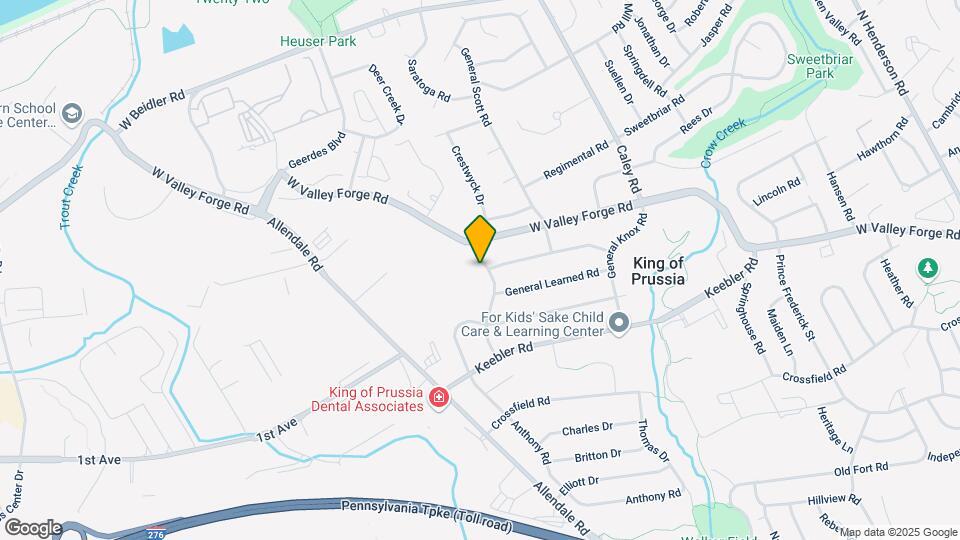 581 General Steuben Rd Mapa y Detalles de la Ubicación