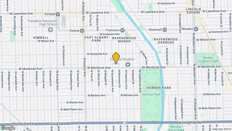 2944 W Montrose Ave Mapa y Detalles de la Ubicación