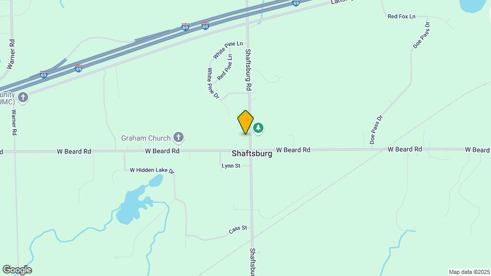 12960 S Shaftsburg Rd Mapa y Detalles de la Ubicación