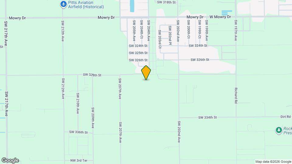 20400 SW 328th St Map and Location Details