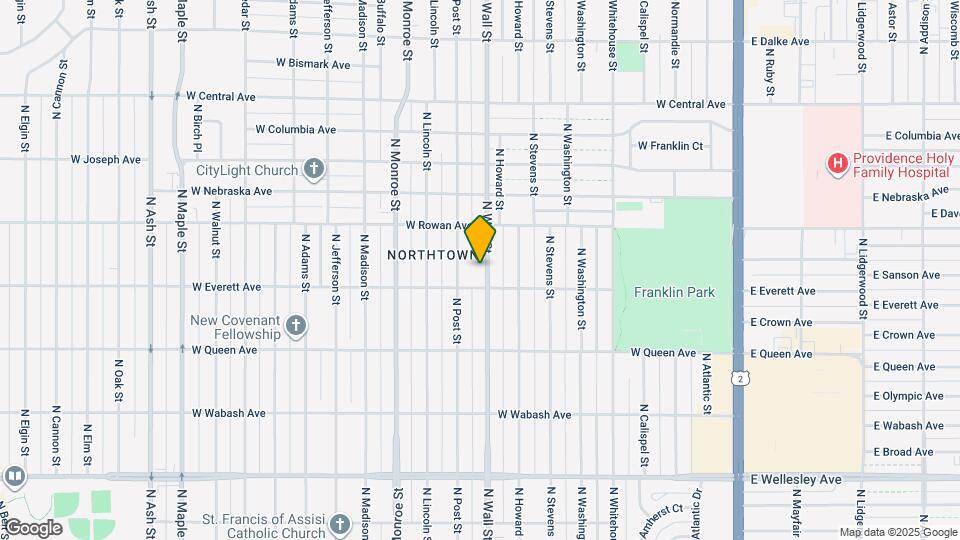 5317 N Wall St Map and Location Details