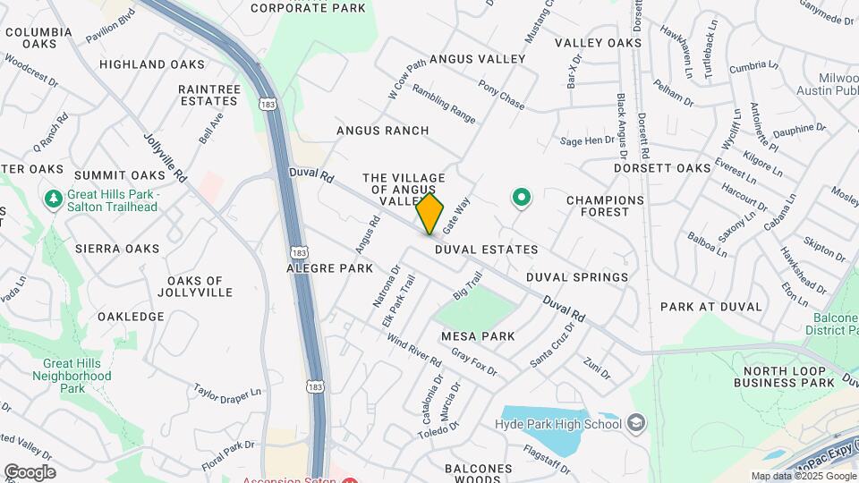 5103 Duval Rd Map and Location Details