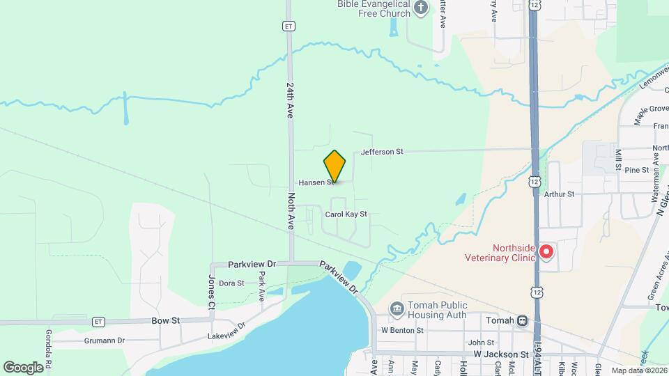 1206 Hansen St, Unit 1210 Hansen St Map and Location Details