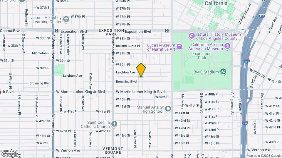 3973 S Budlong Ave Map and Location Details