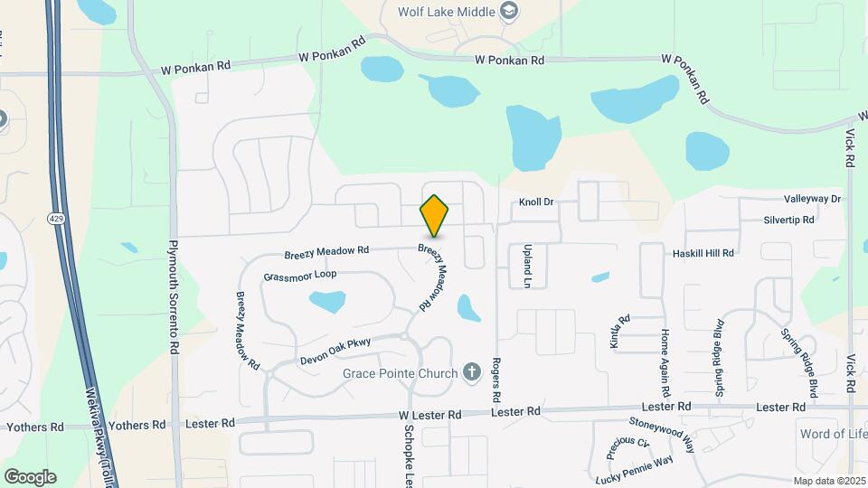 2930 Breezy Meadow Rd Map and Location Details