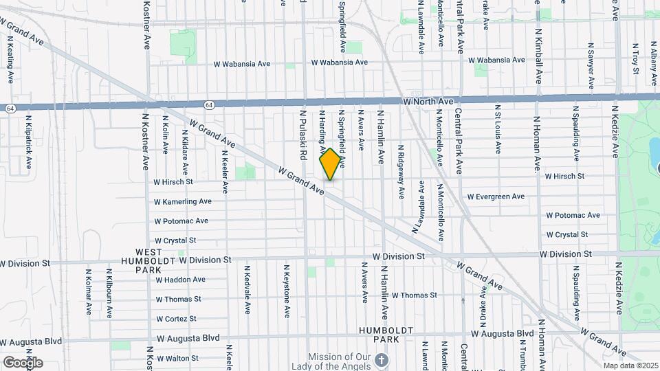 1353 N Harding Ave, Unit 2 Mapa y Detalles de la Ubicación