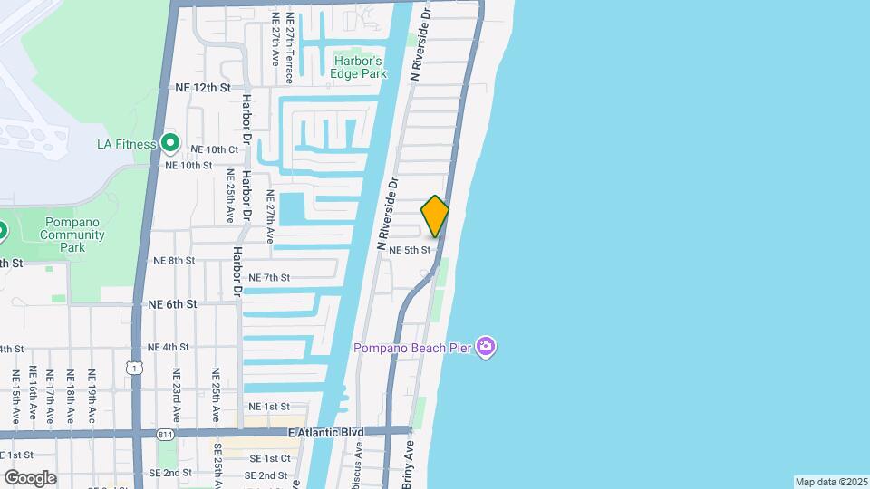 505 N Ocean Blvd Map and Location Details