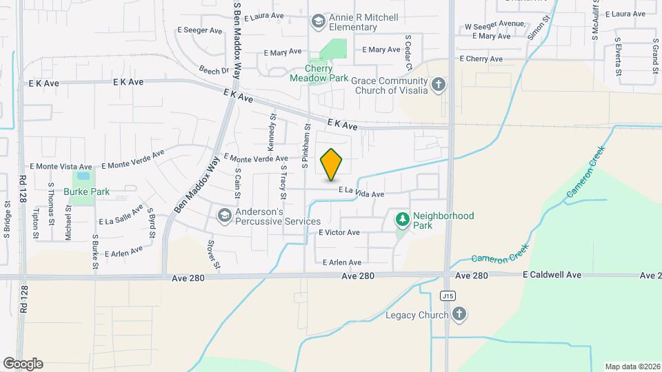 2248 E La Vida Ave Map and Location Details