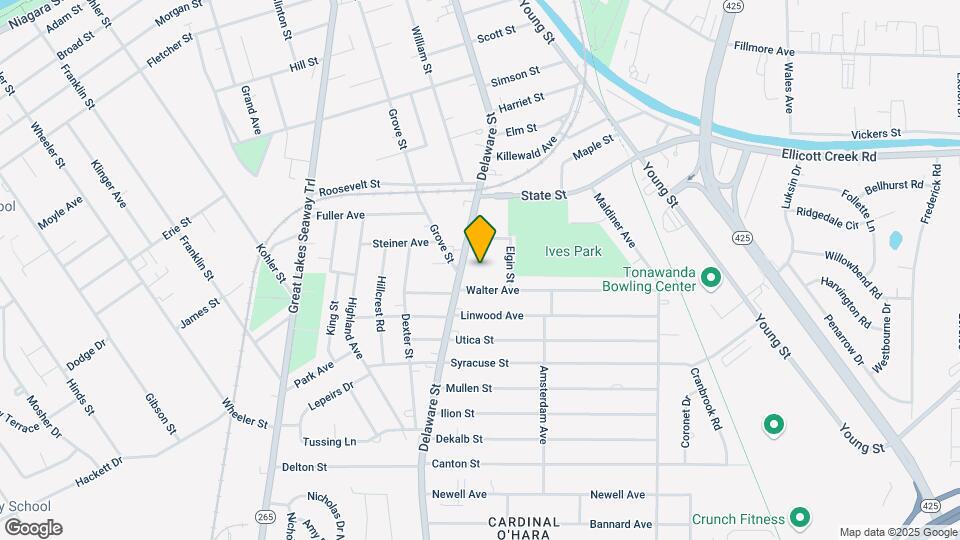413 Delaware St, Unit 413 Delaware Map and Location Details