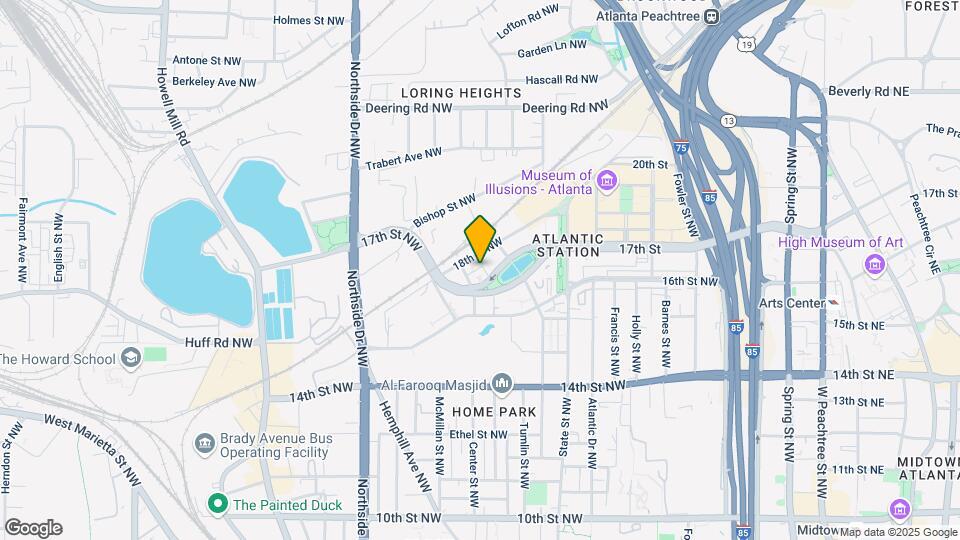 401 17th St NW, Unit 4109 Map and Location Details