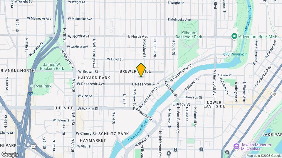 234 E Reservoir Ave, Unit #607 Mapa y Detalles de la Ubicación
