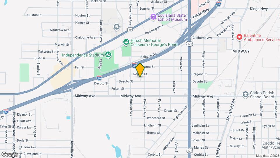 3120 Desoto St Map and Location Details