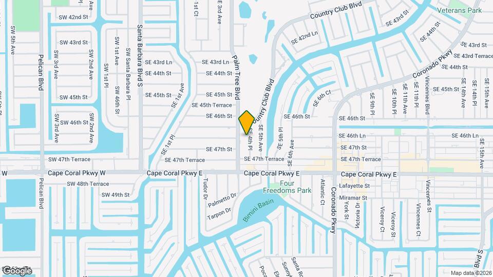 4620 SE 4th Pl Map and Location Details