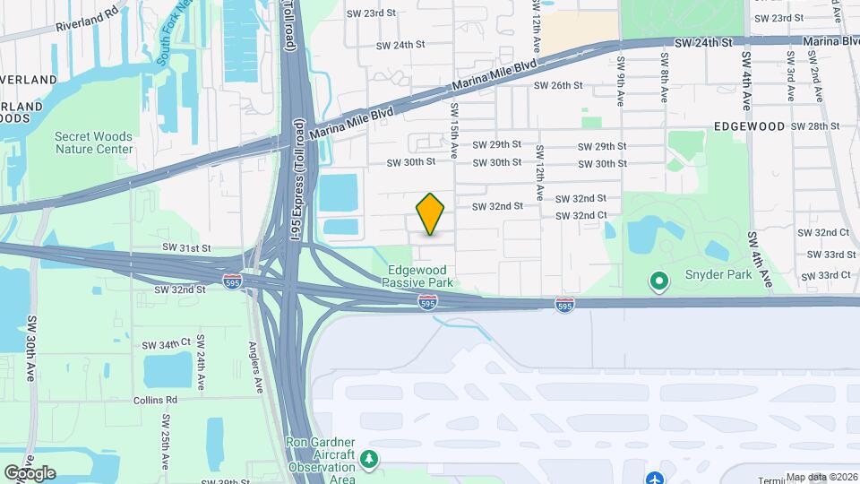 1601 SW 32nd Pl Map and Location Details