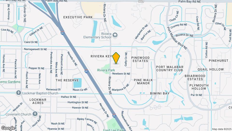 1186 Dania Cir Map and Location Details