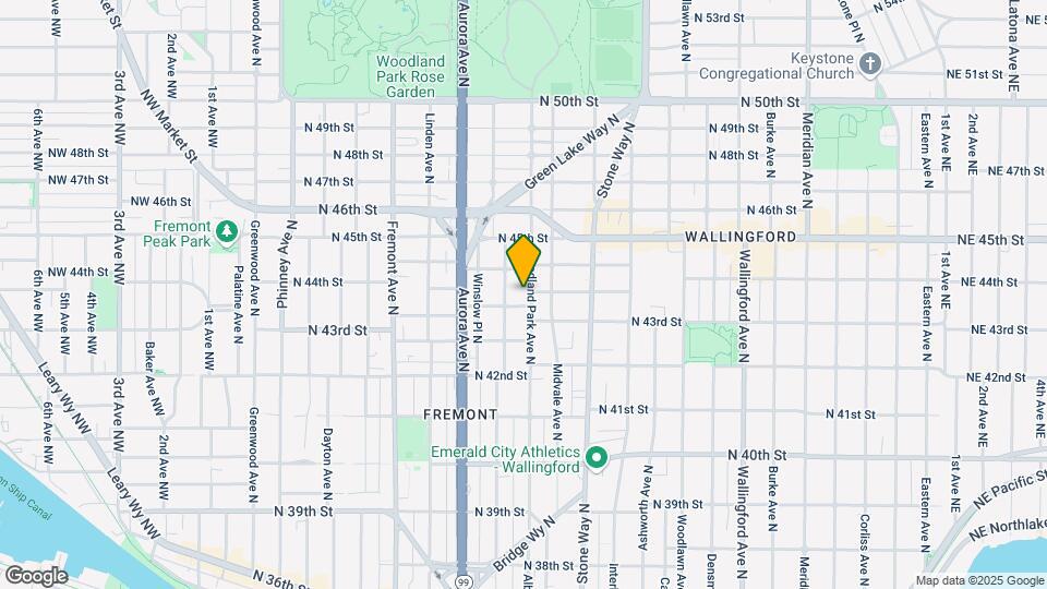 4309 Woodland Park Ave N Map and Location Details