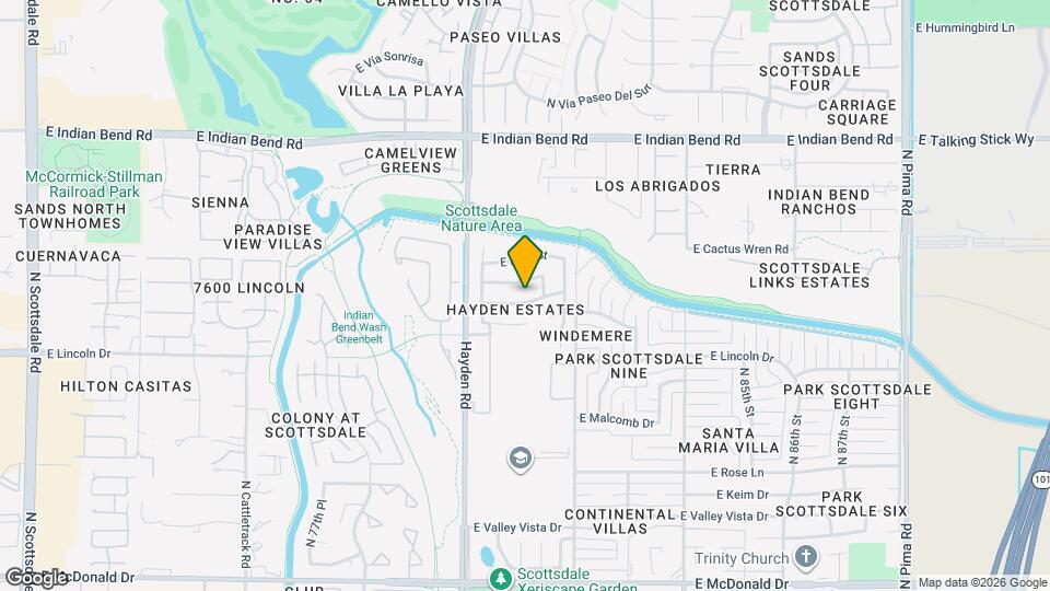 8038 E McLellan Blvd Map and Location Details