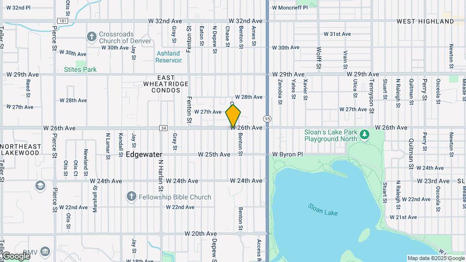 5450 W 26th Ave Map and Location Details