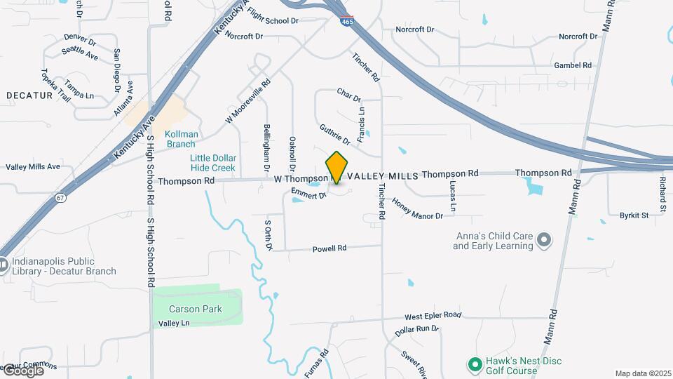 5532 Orth Ct Map and Location Details