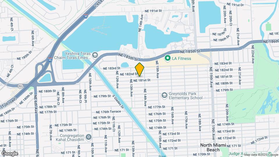 1371 NE 181st St Map and Location Details