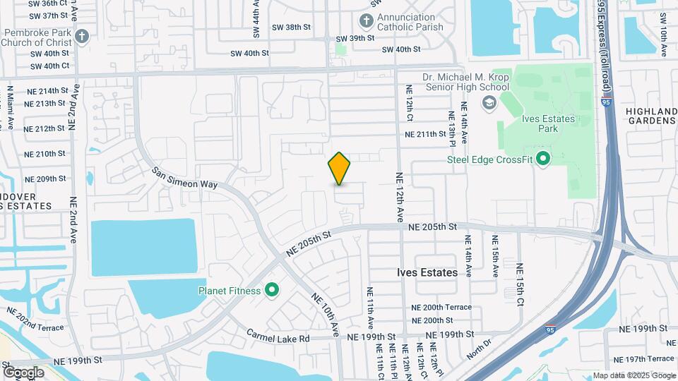20769 NE 10th Ct Map and Location Details